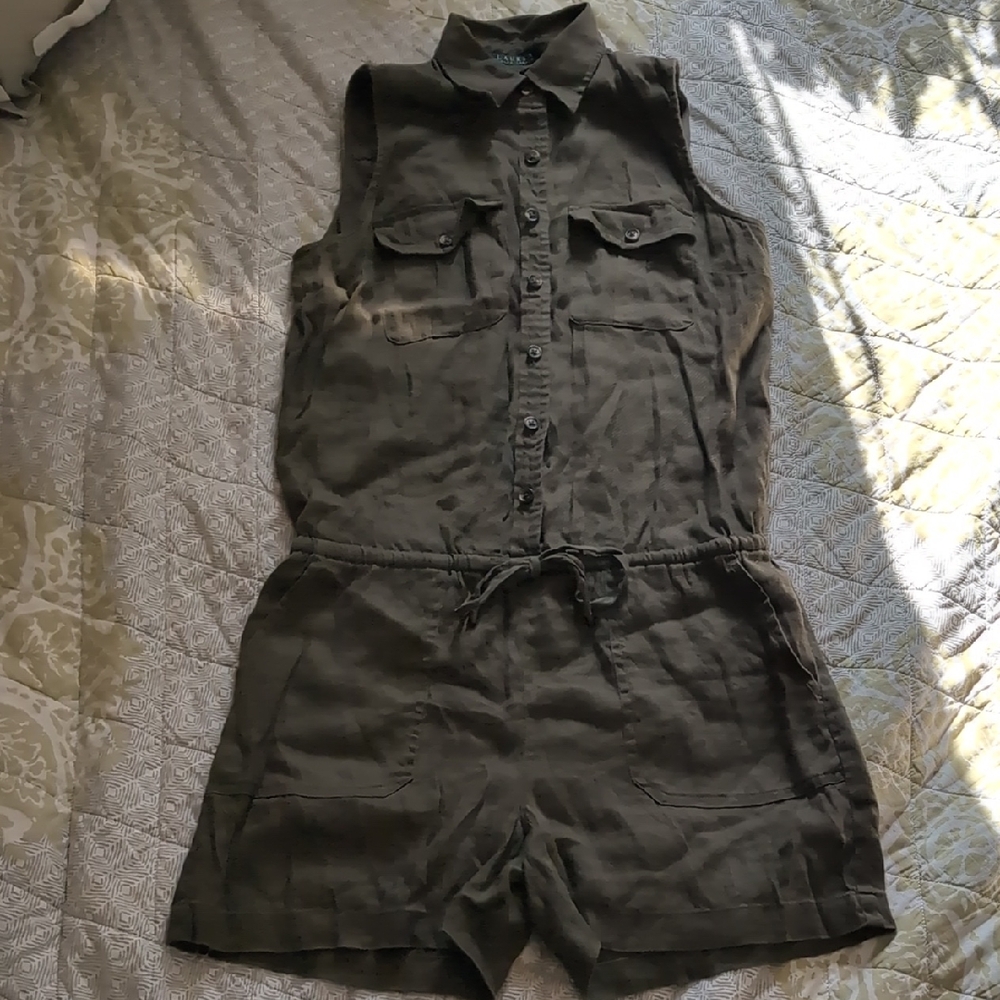 Ralph Lauren Sleeveless Button Down Romper